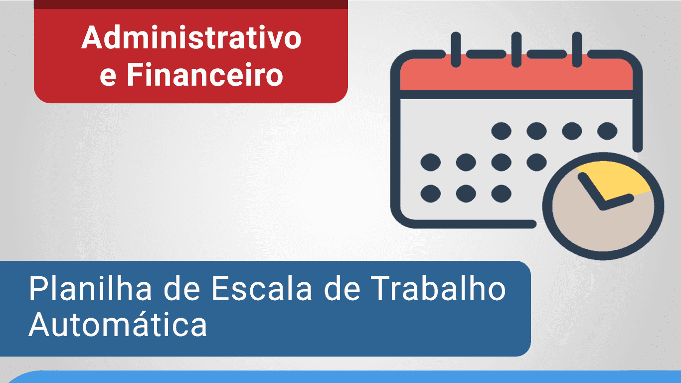 Planilha de escala de trabalho Excel Automática