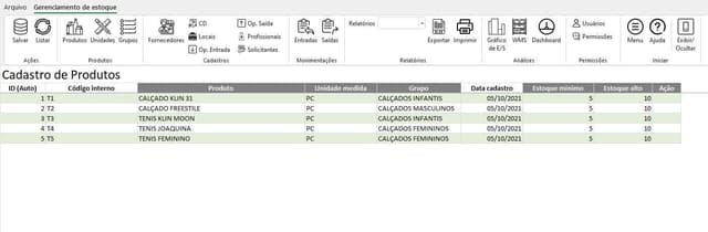 Planilha de Estoque Excel 3.0 1