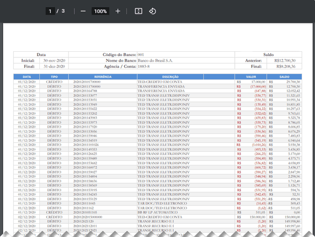 Planilha converter OFX para Excel 3