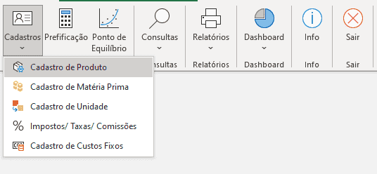 Planilha de Formação de Preços de Produtos Excel 19