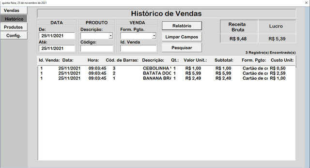 PDV em Excel - Planilha Frente de Caixa 2