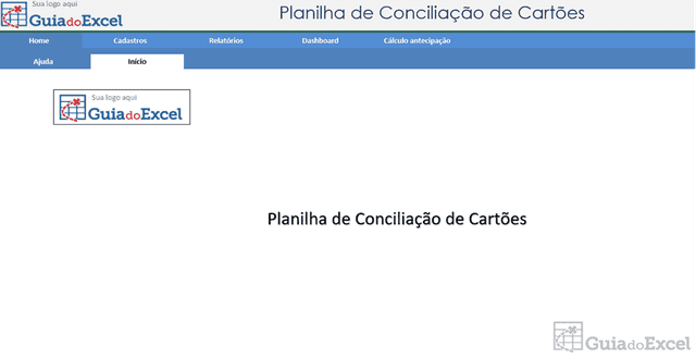 Planilha de conciliacao de cartoes Excel 1