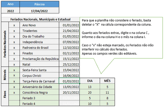 Planilha de cálculo de salário Excel 3