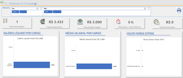 Planilha de cálculo de salário Excel 7