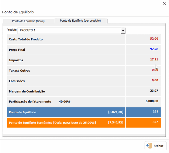 Planilha de Formação de Preço para Revenda em Excel 6