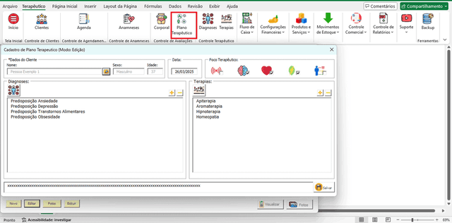 planliha clinica terapeutica Plano Terapêutico
