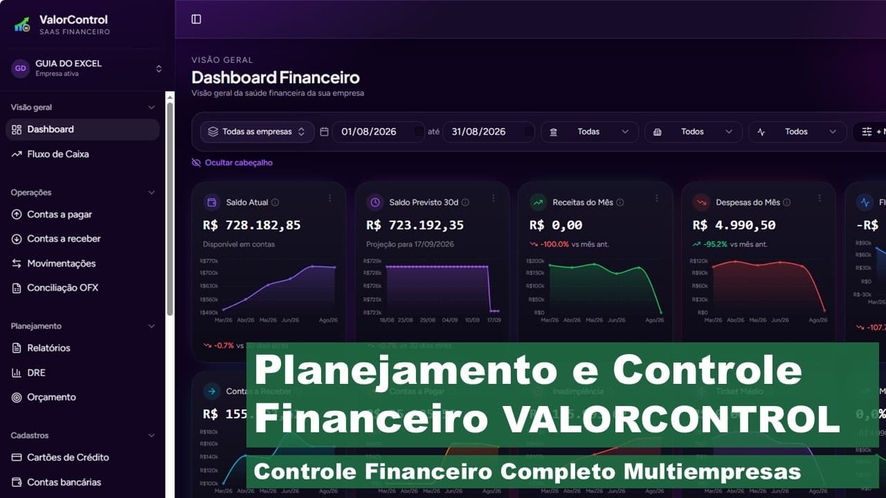 Veja o sistema ValorControl em ação