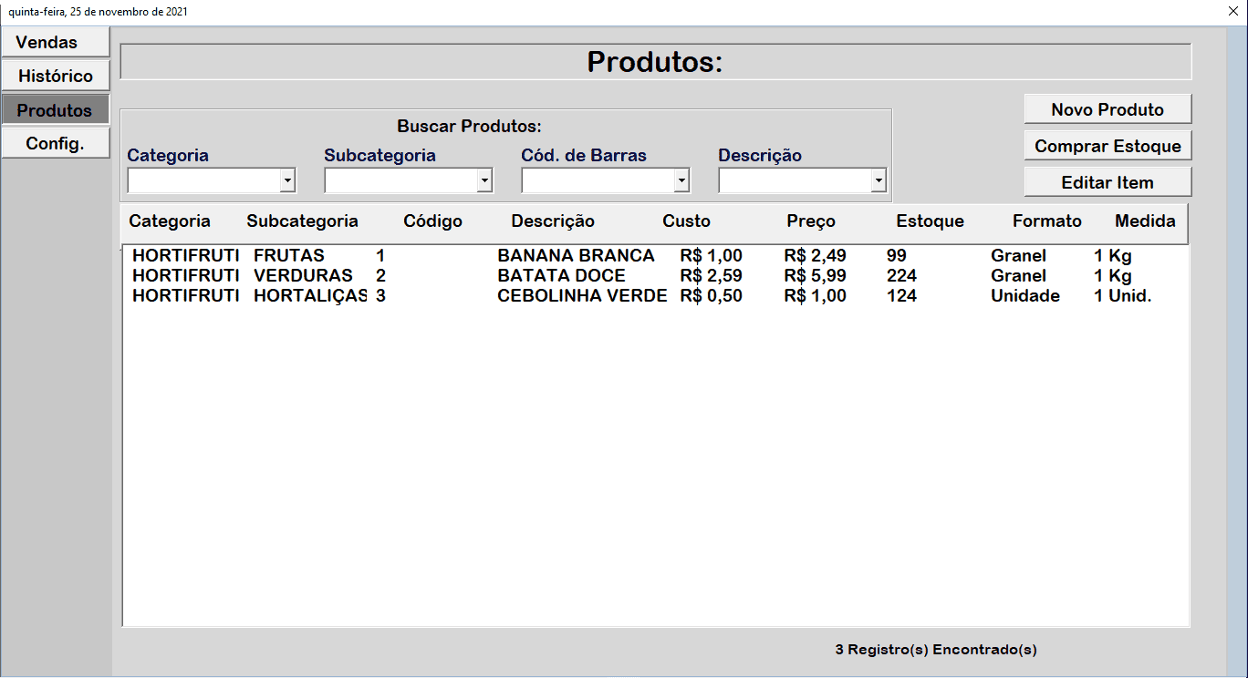 PDV Excel - Planilha para Frente de Caixa 2