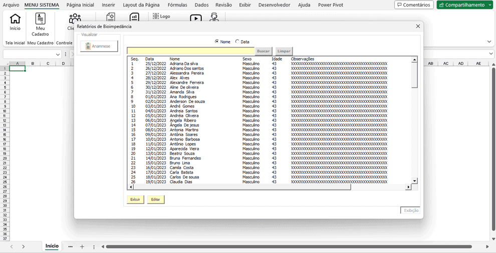 Planilha de Análise de Bioimpedância Excel 3