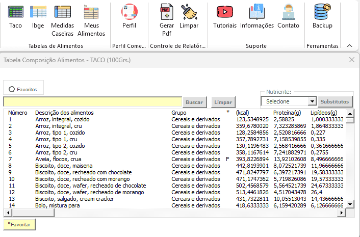 Planilha de Plano Alimentar Excel 4
