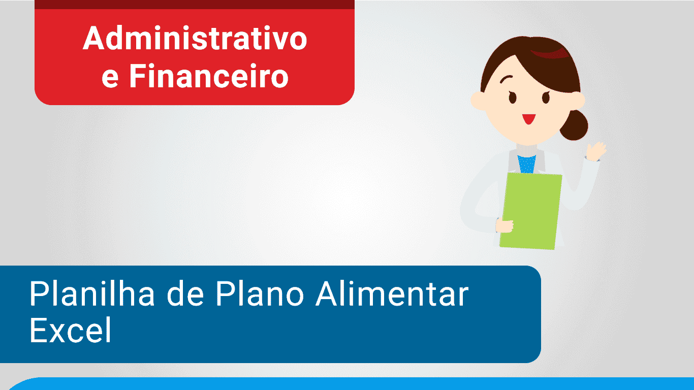 Planilha de Plano Alimentar Excel