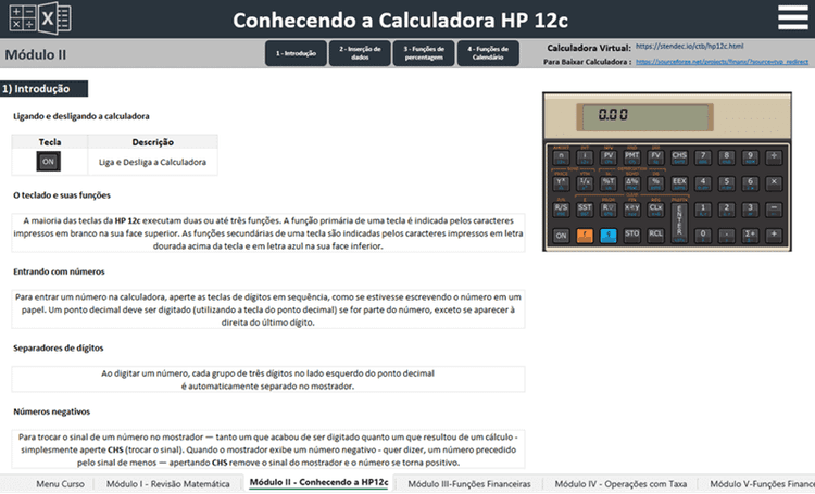 curso excel financeiro e hp12c 2