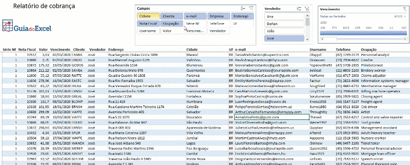 Curso de Matrizes Dinâmicas Guia do Excel 2