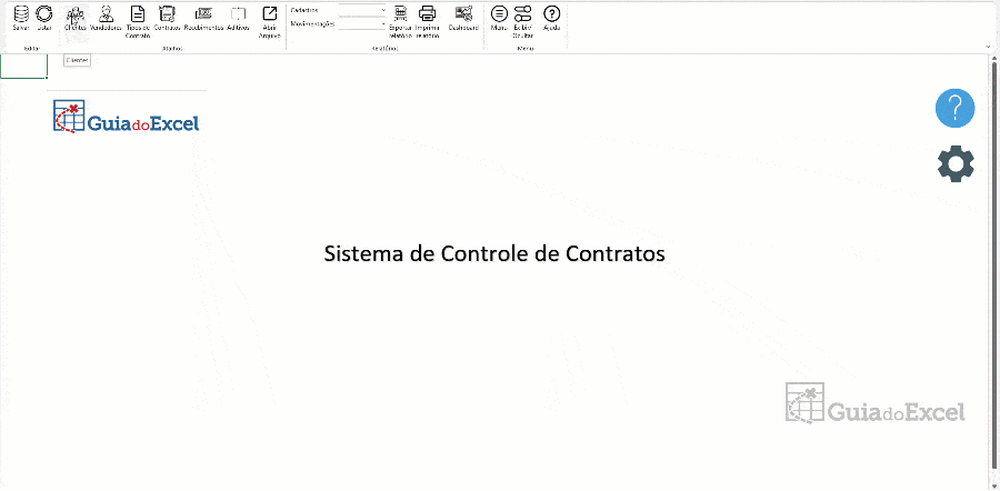 Planilha de Controle de Contratos Excel 1