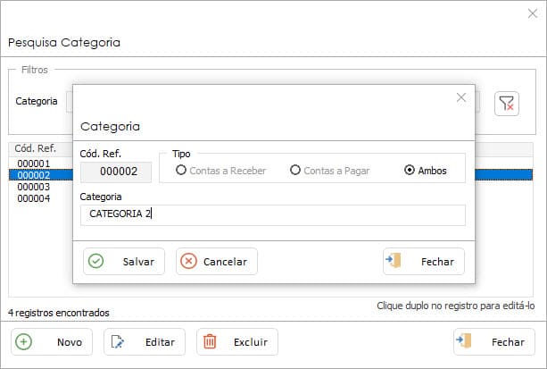 Planilha Contas a Pagar e Receber com Banco de Dados 3