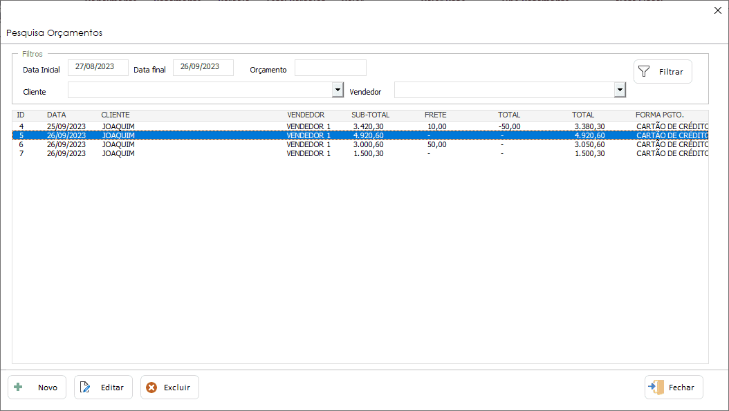 Planliha de Controle de Vendas e Estoque Excel com BD 2