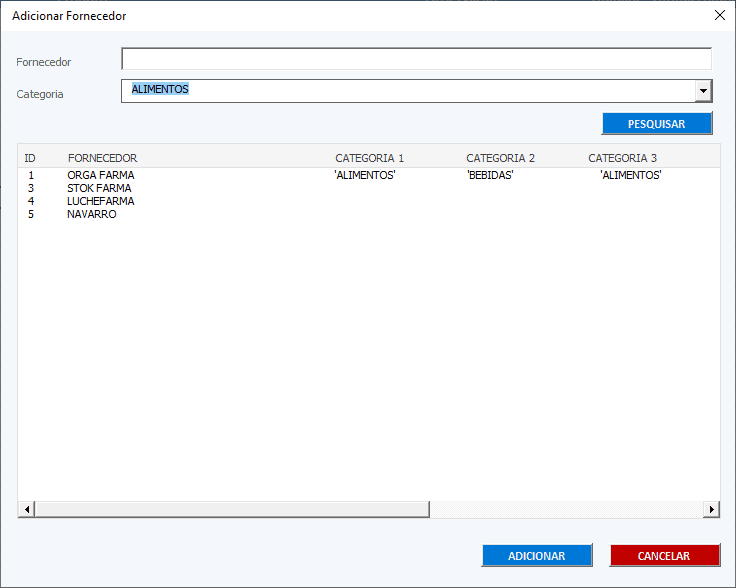 Planilha de Cotação de Preços com Banco de Dados Excel 2