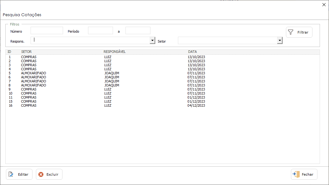 Planilha de Cotação de Preços com Banco de Dados Excel 3