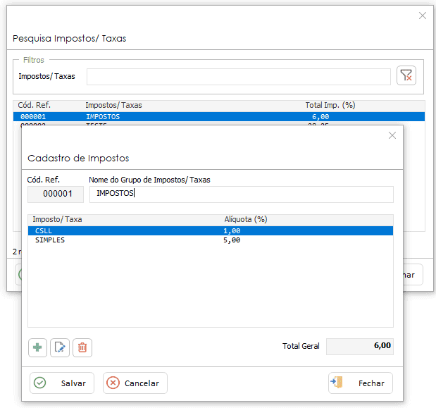 Planilha de formação de preço de serviços Excel com BD 4