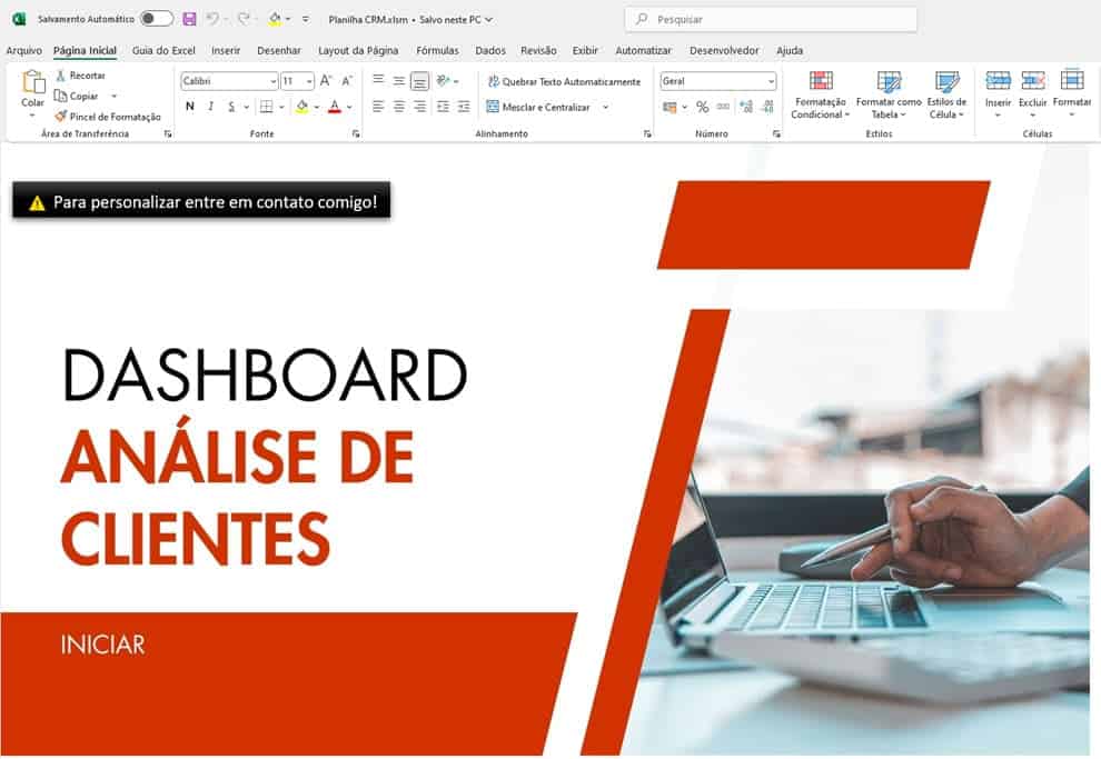Planilha CRM Excel 1