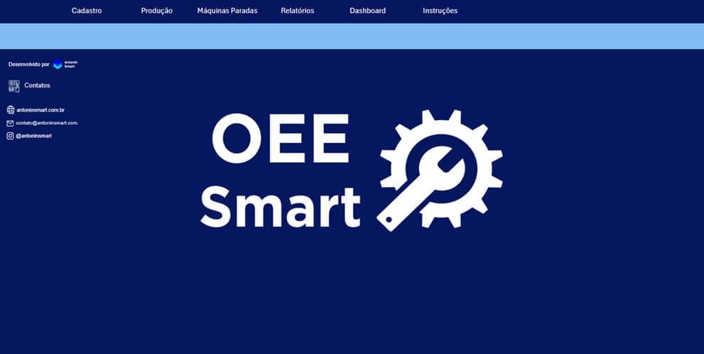 Planilha de Controle de Produção OEE