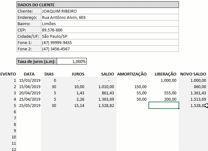 Planilha-de-emprestimos-Excel