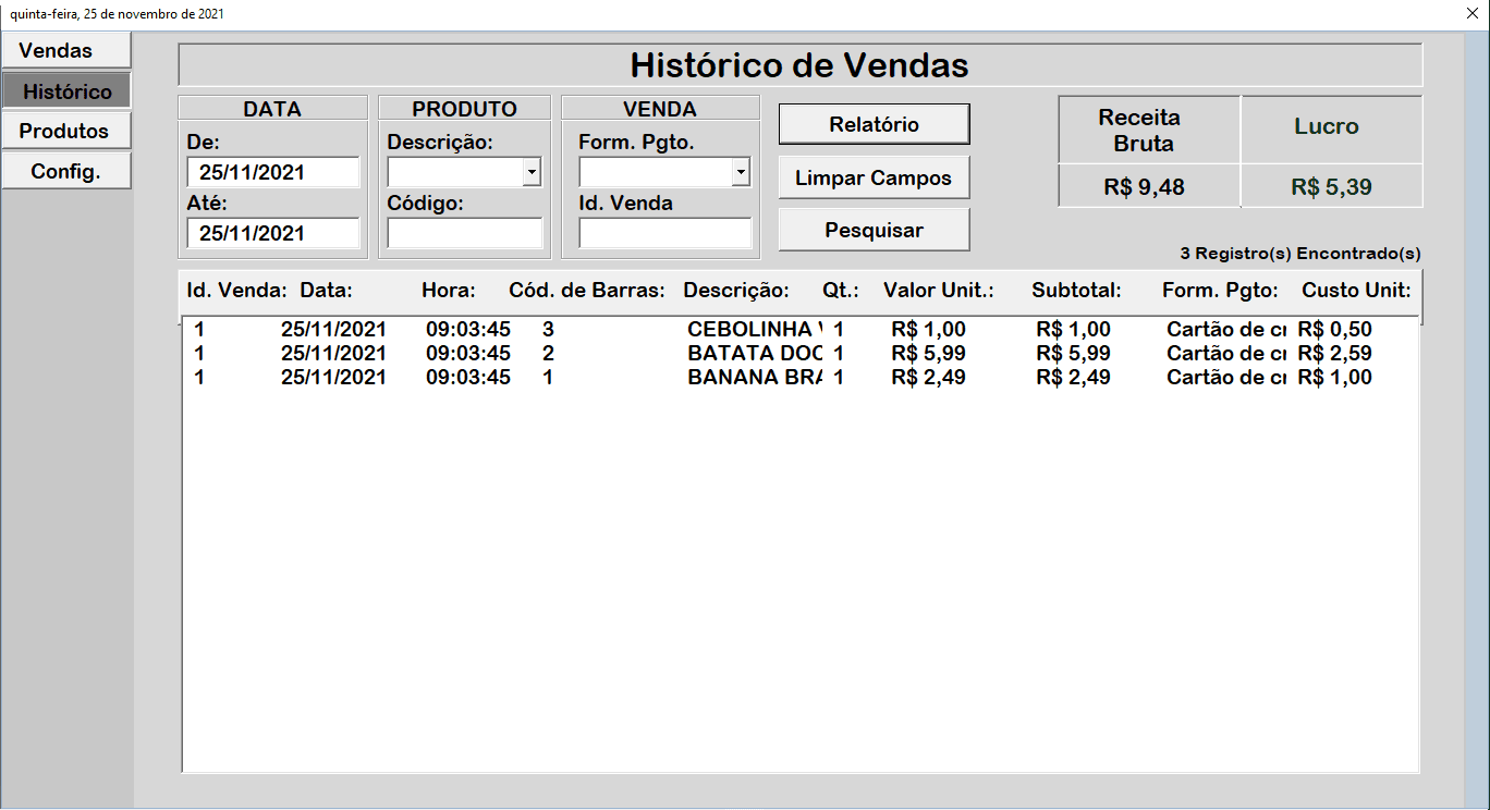 PDV em Excel - Planilha Frente de Caixa 2