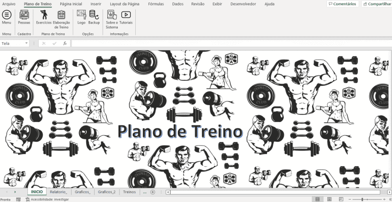 Plano de treino Excel 5