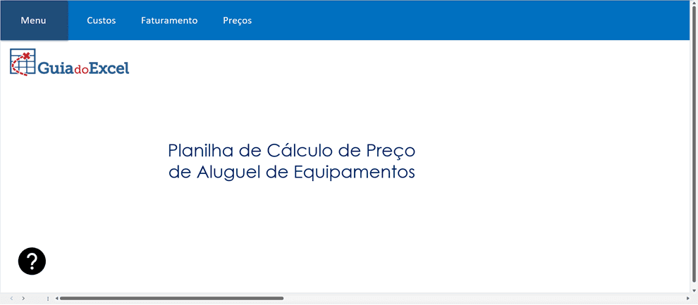 Sistema de locação de equipamentos 16