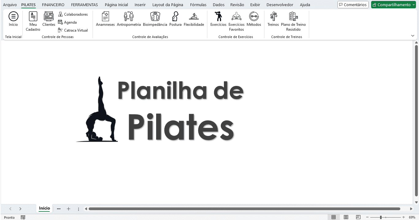 Planilha de pilates menu