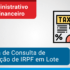 Planilha de Consulta de Restituição de IRPF em Lote Excel